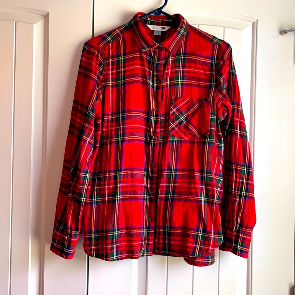 Old Navy Plaid Button Down